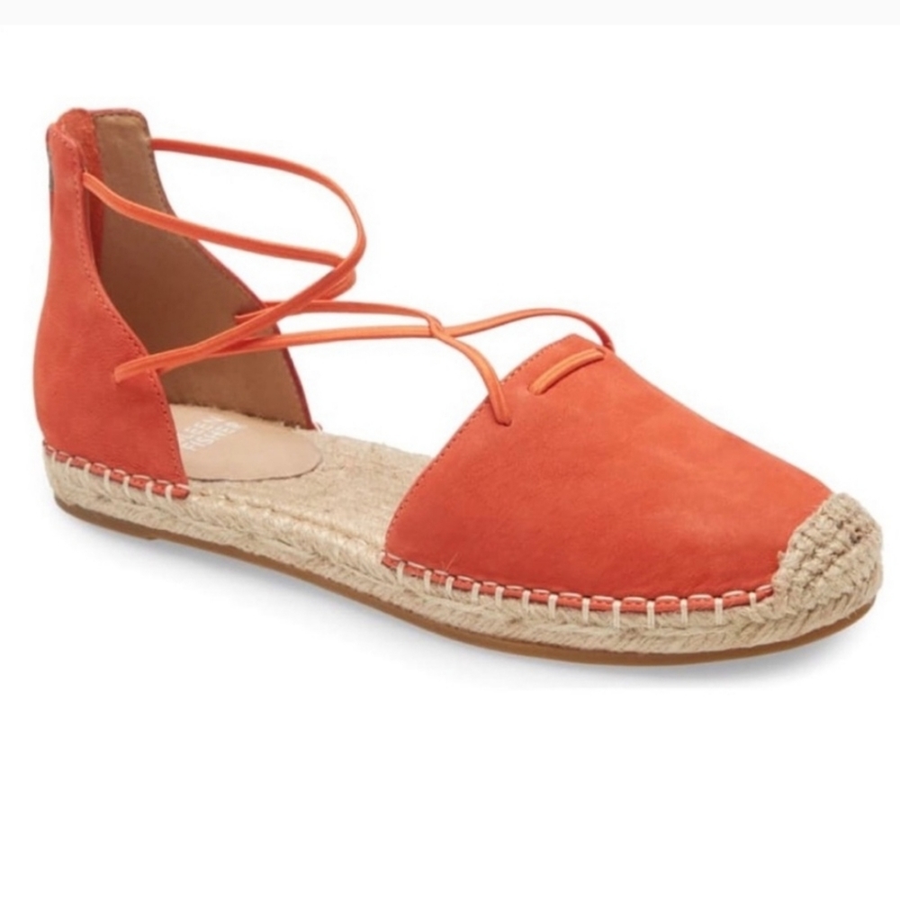 Eileen Fisher Lace Espadrille Wrap Sandal Size 11